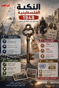 النكبة: ماذا حدث في 1948؟ ولماذا يحمل الفلسطينيون مفتاح العودة؟
