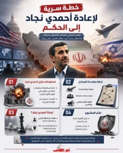 خطة أميركية إسرائيلية لإعادة أحمدي نجاد إلى الحكم