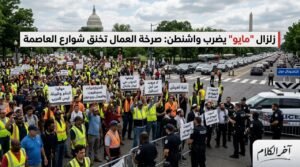 احتجاجات عيد العمال تهز واشنطن