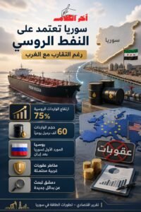 سوريا تعتمد على النفط الروسي رغم التحول نحو الغرب