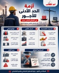 فجوة متزايدة بين القطاعين الحكومي والخاص في الأدنى للأجور