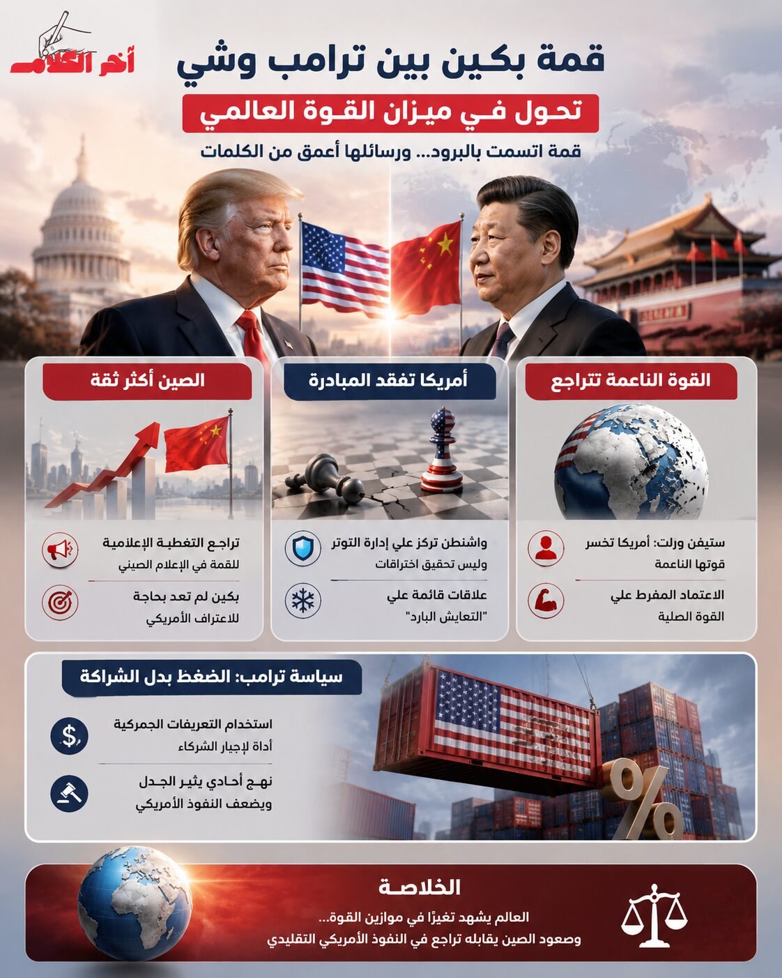 قمة بكين تكشف تراجع هيبة واشنطن