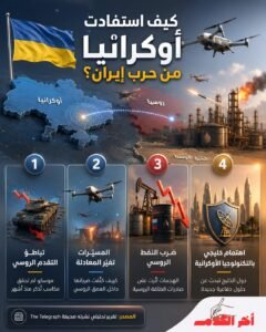 كيف استفادت أوكرانيا من حرب إيران؟