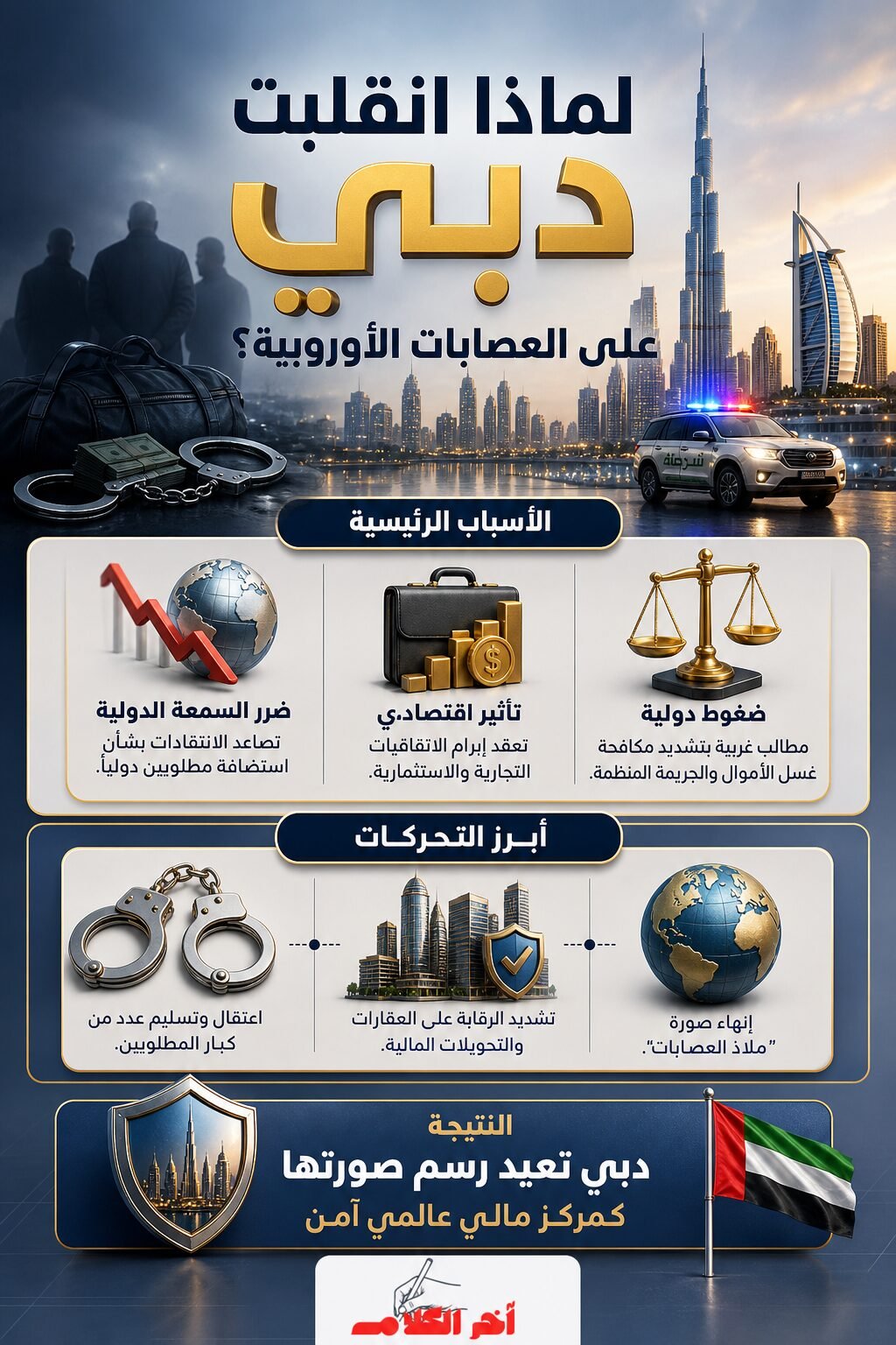 لماذا غيّرت دبي موقفها من العصابات الأوروبية؟