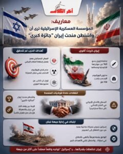 معاريف: المؤسسة العسكرية الإسرائيلية ترى أن واشنطن منحت إيران جائزة كبرى