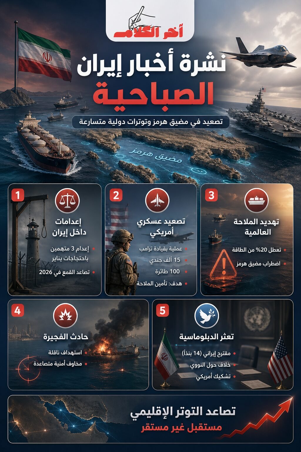 نشرة أخبار إيران