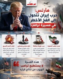 هآرتس: حرب إيران تتحول إلى الفخ الأخطر في مسيرة ترامب