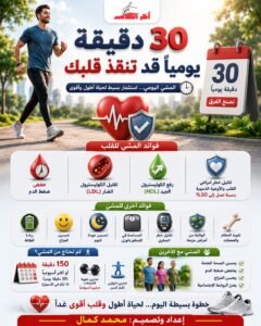 30 دقيقة يوميًا قد تنقذ قلبك