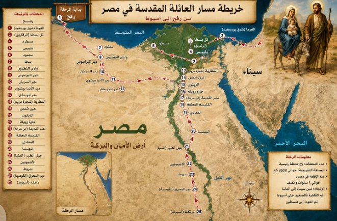 مسار العائلة المقدسة في مصر 