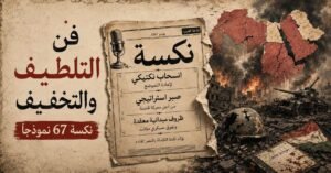 د. أيمن منصور ندا يكتب: فن التلطيف والتخفيف (نكسة 67 نموذجا)