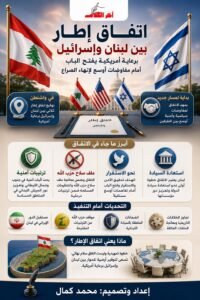 اتفاق إطار بين لبنان وإسرائيل برعاية أمريكية