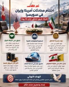 اختتام الجولة الأولى من المحادثات الأمريكية الإيرانية في سويسرا