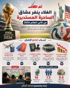 ارتفاع الأسعار يضعف الإقبال على كأس العالم 2026