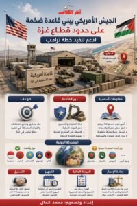الجيش الأمريكي يبدأ بناء قاعدة ضخمة قرب قطاع غزة
