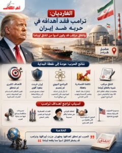 الغارديان: ترامب يعود إلى نقطة البداية في إيران