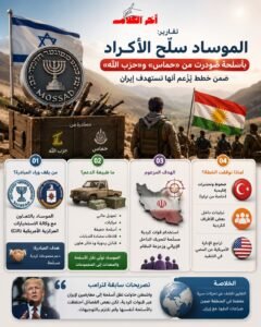 تقارير: الموساد سلّح الأكراد بأسلحة من حماس وحزب الله