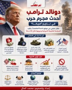 ترامب أحدث مجرم حرب في تاريخ الولايات المتحدة؟
