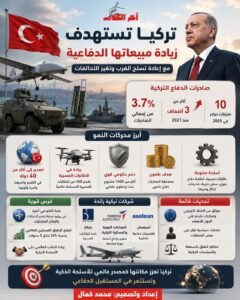تركيا تراهن على طفرة الصناعات الدفاعية لتعزيز صادراتها