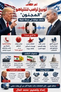 توتر غير مسبوق بين ترامب ونتنياهو