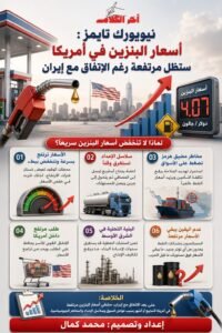 رغم اتفاق إيران.. البنزين لا يزال مرتفعًا