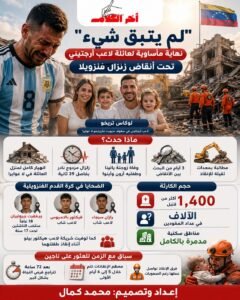 زلزال فنزويلا يترك مأساة تهز عالم كرة القدم