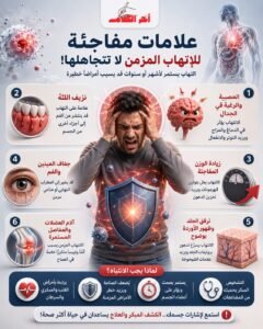 علامات مفاجئة قد تكشف الإصابة بالالتهاب المزمن