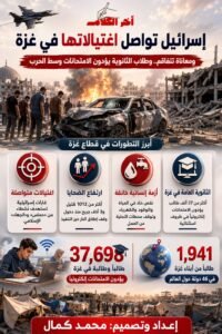 غزة بين القصف والامتحانات.. واقع يزداد قسوة