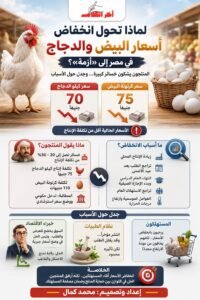 لماذا تحول انخفاض أسعار البيض والدجاج في مصر إلى أزمة؟