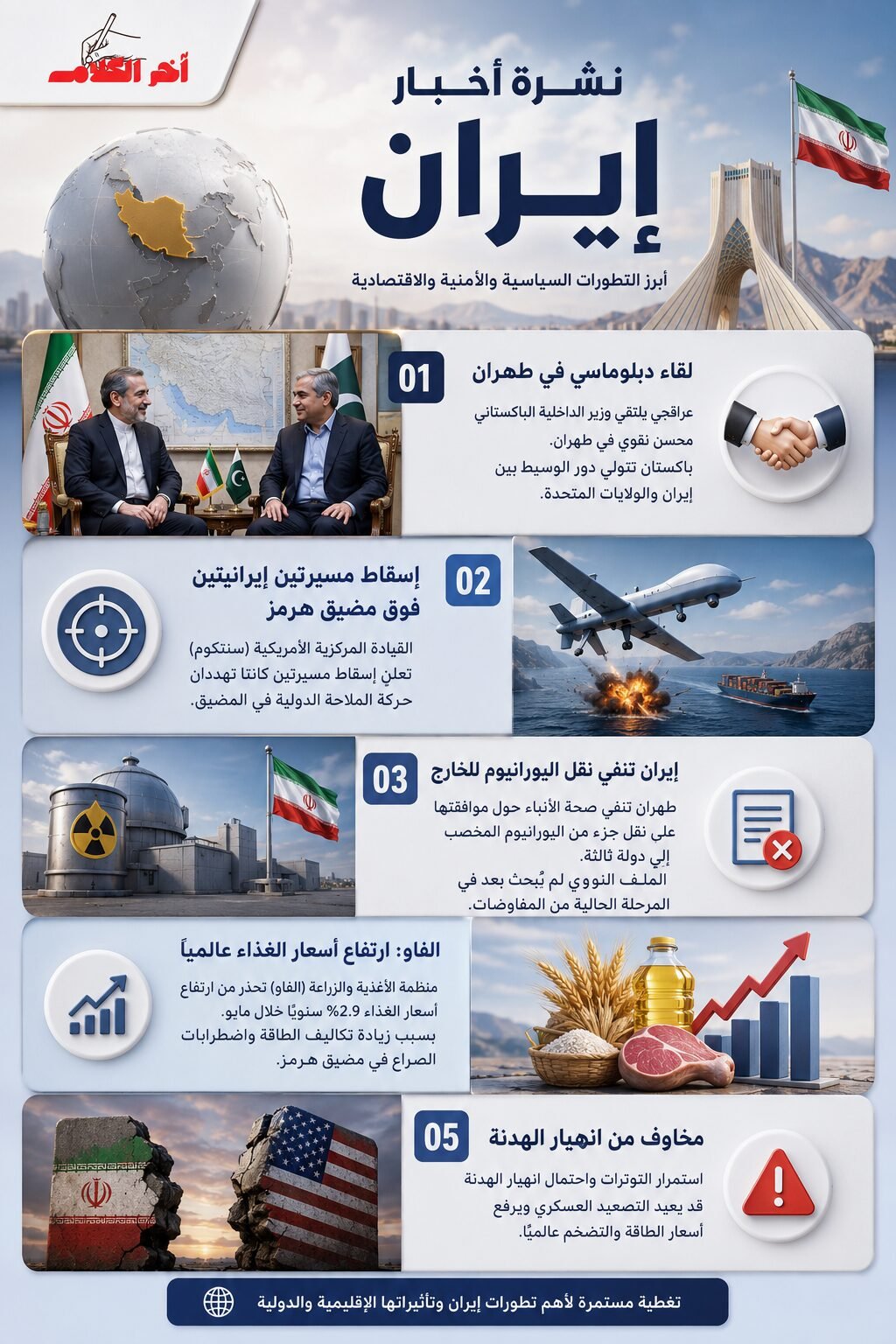 نشرة أخبار إيران