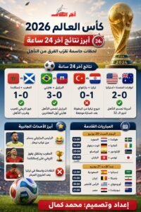 نشرة أخبار كأس العالم 2026