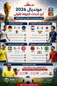 نشرة أخبار رياضية مونديال 2026