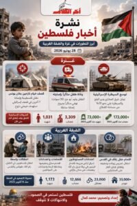 نشرة أخبار فلسطين