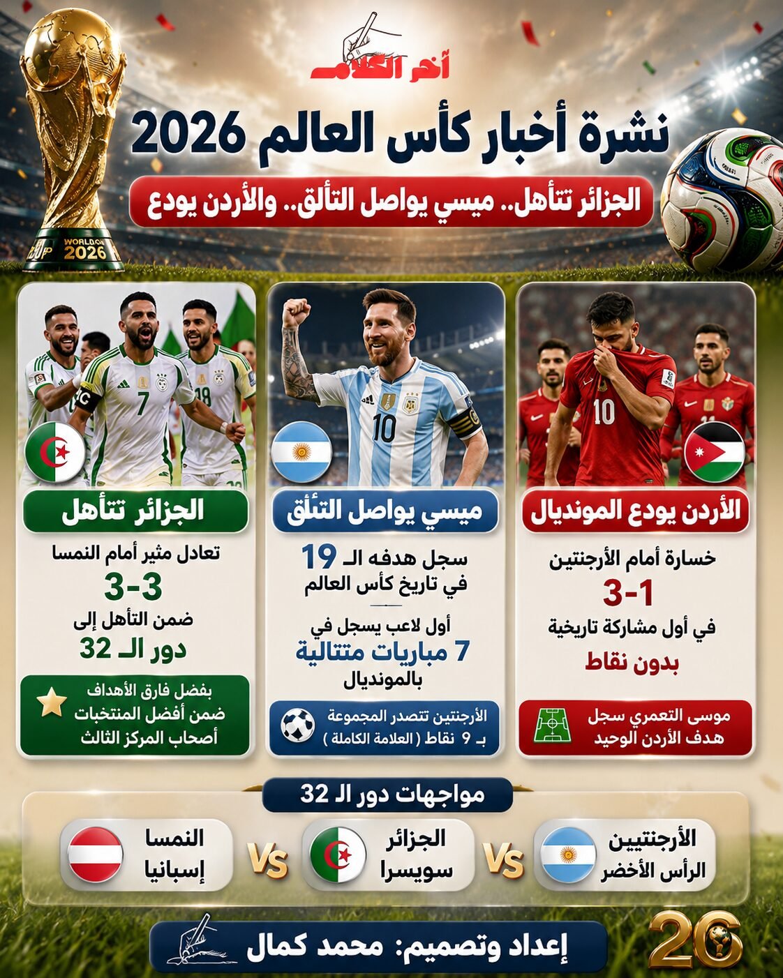 نشرة أخبار كأس العالم