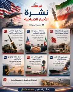 نشرة الأخبار الصباحية