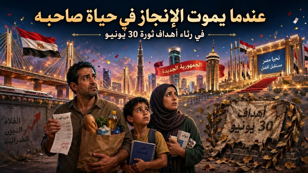د. أيمن منصور ندا يكتب: (في رثاء ثورة 30 يونيو) عندما يموت الإنجاز في حياة صاحبه!