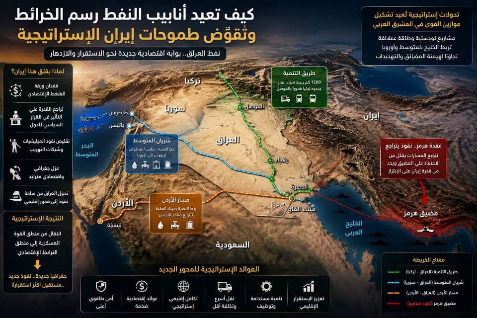د. أيمن خالد يكتب: نفط العراق يقوِّض الطموح الإستراتيجي الإيراني