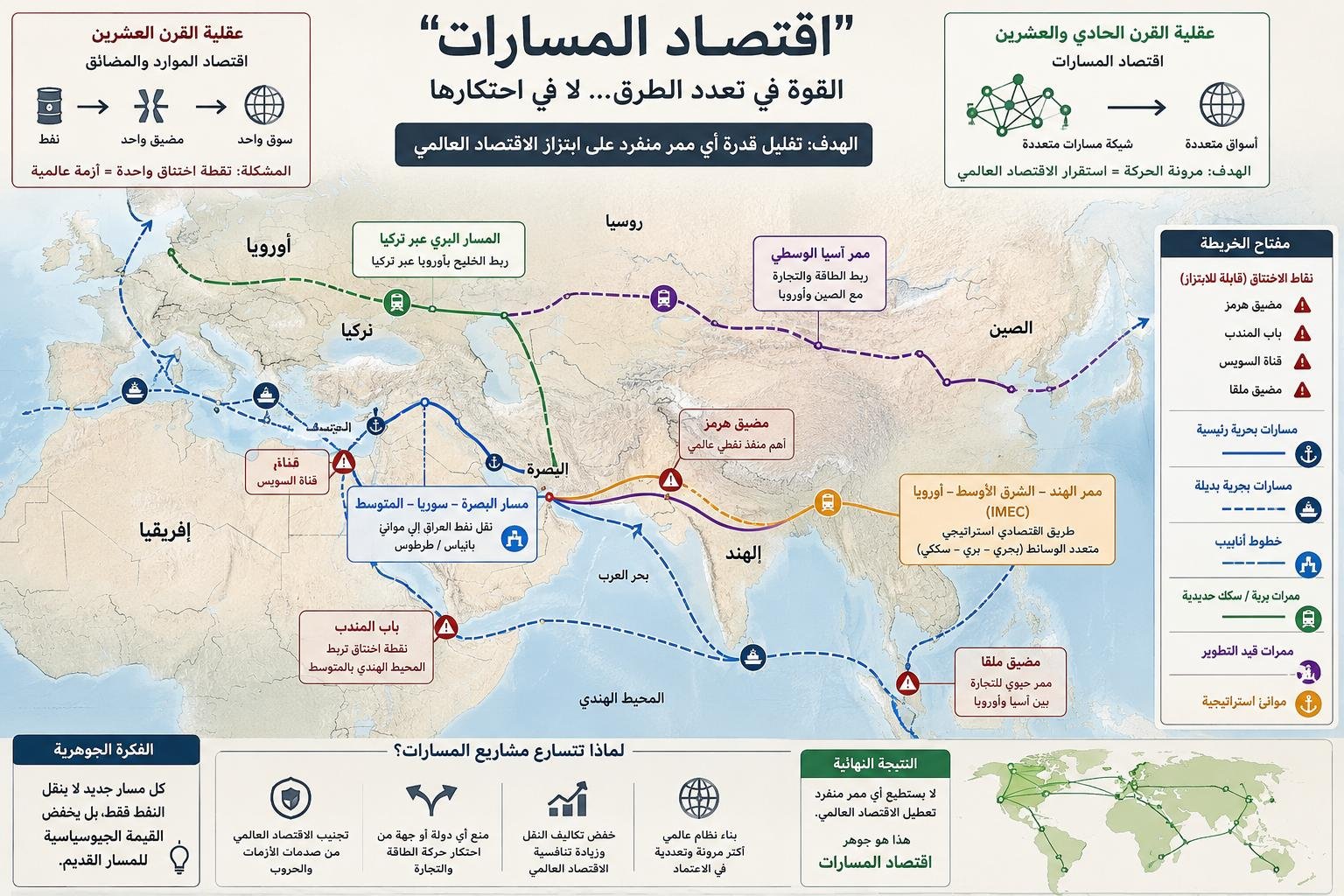 د. أيمن خالد يكتب: حرب المسارات وليست حرب النفط