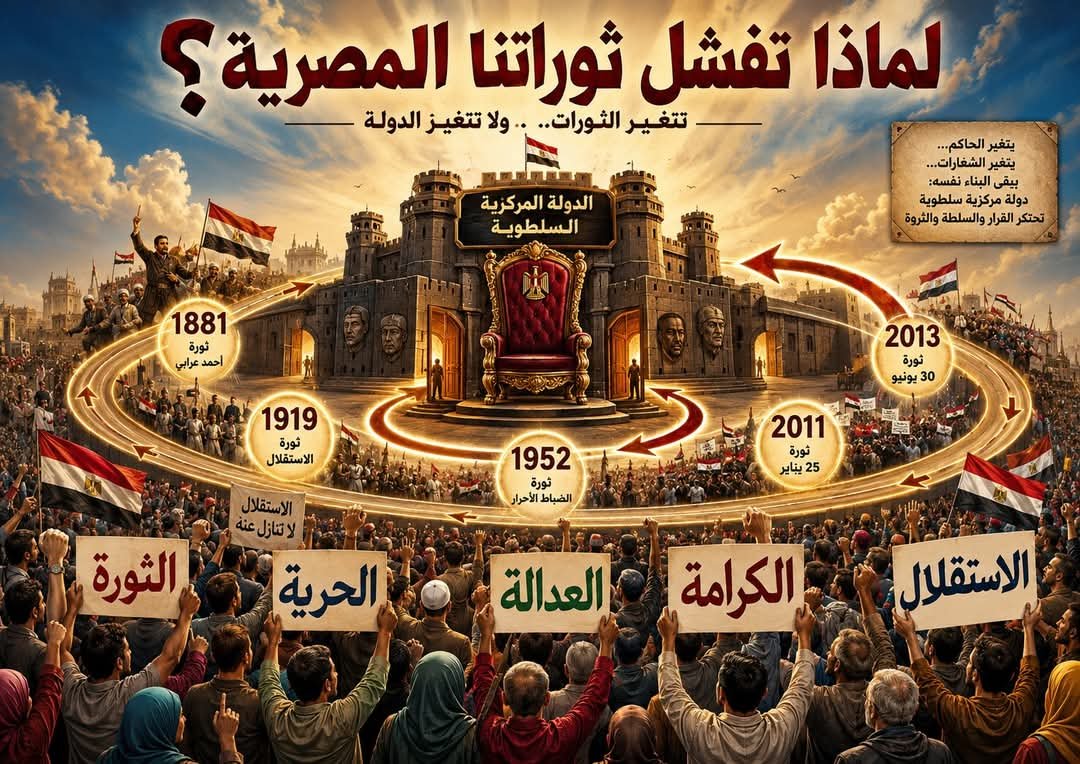 أيمن منصور ندا يكتب: لماذا تفشل ثورات المصريين؟ (2-2)