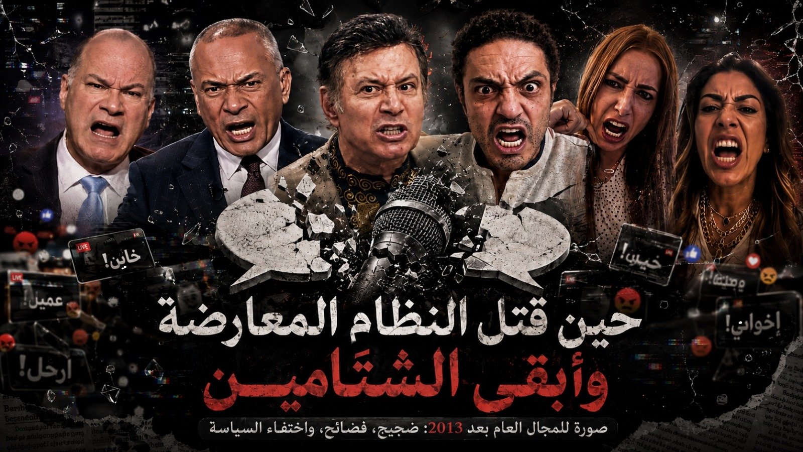 أحمد علام يكتب: حين قتل النظام المعارضة وأبقى الشتّامين