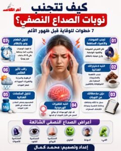 كيف تتجنب نوبات الصداع النصفي؟