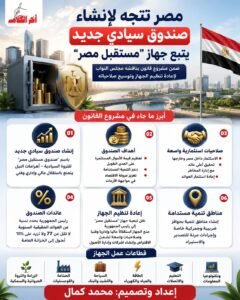 مصر تتجه لإنشاء صندوق سيادي جديد يتبع جهاز مستقبل مصر