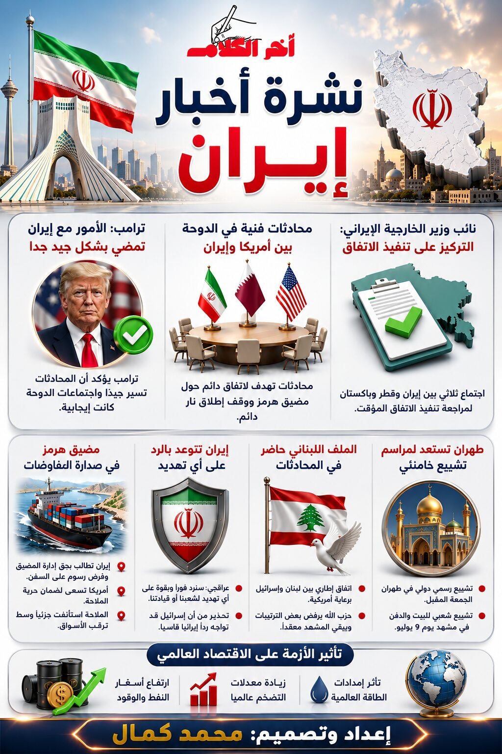 نشرة أخبار إيران