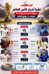 نشرة أخبار كأس العالم