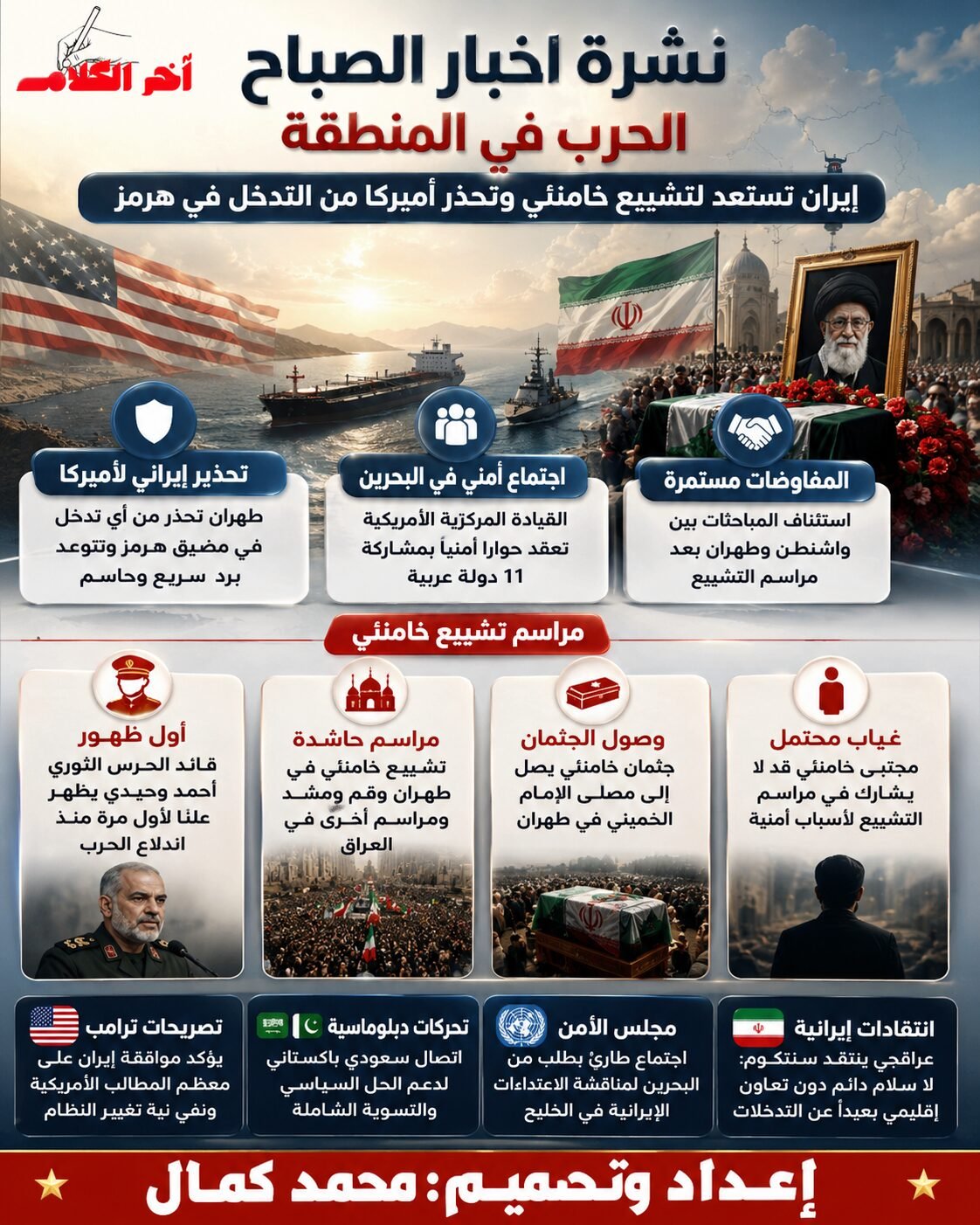 نشرة الأخبار الصباحية