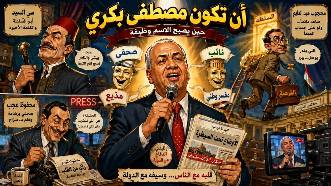 د. أيمن منصور ندا يكتب: أن تكون مصطفى بكري!