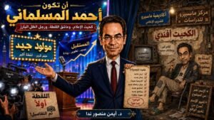 أن تكون أحمد المسلماني:  كحيت الإعلام، وعاشق اللقطة