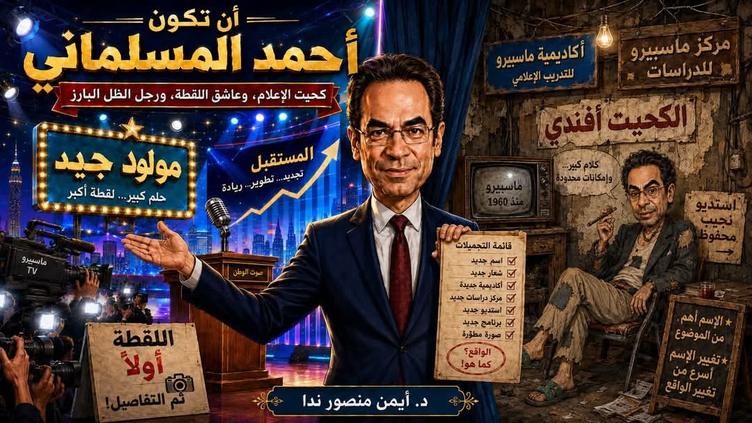 أن تكون أحمد المسلماني:  كحيت الإعلام، وعاشق اللقطة