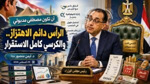 د. أيمن منصور ندا يكتب: أن تكون مصطفى مدبولي