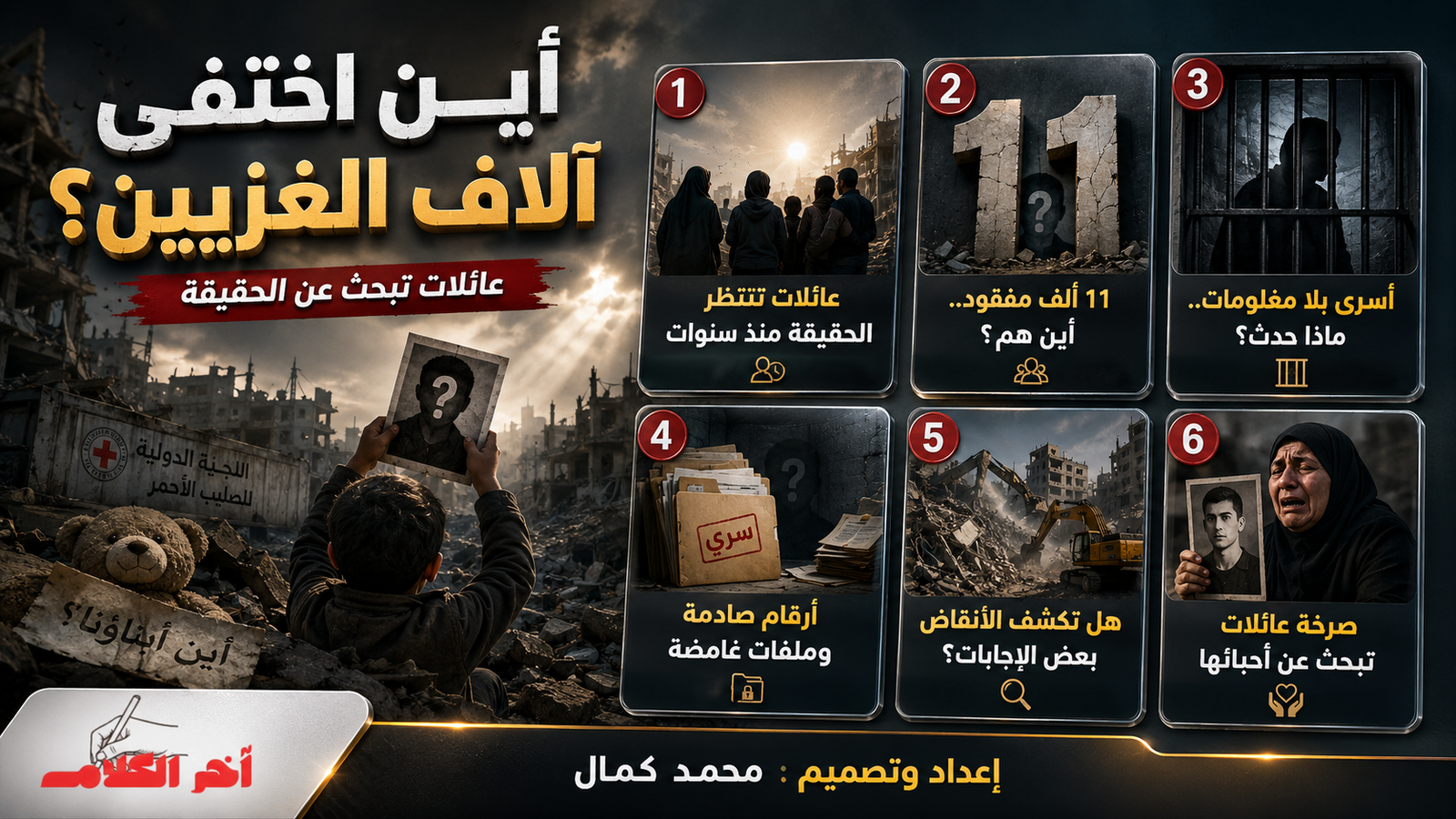 في اليوم الدولي للاختفاء القسري.. غزة تسأل عن مصير آلاف المفقودين
