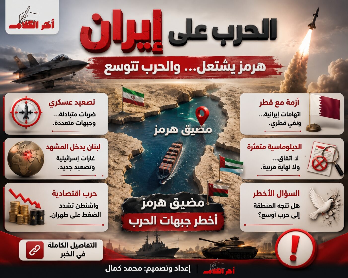 نشرة أخبار الحرب على إيران